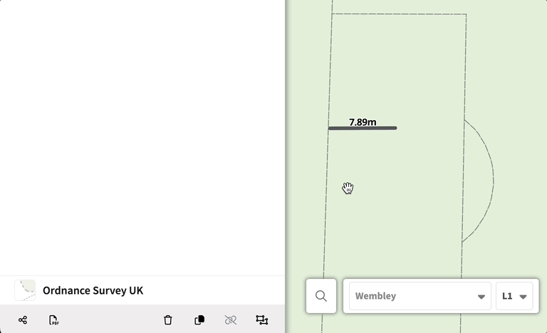 Type length of line